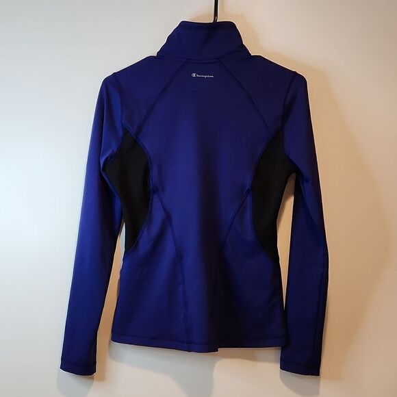 Champion Long Sleeve Full Zip Windbreaker Jogging Jacket Women's Size S/P NICE!! - Picture 8 of 10